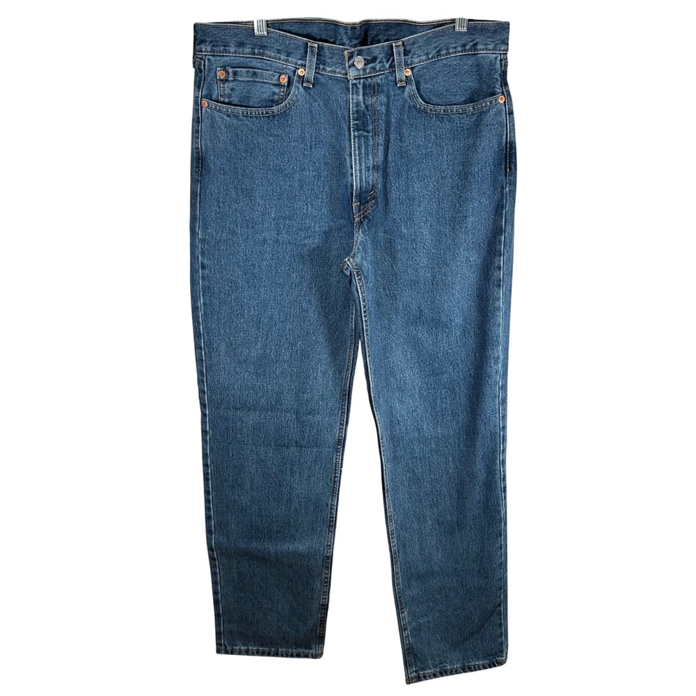 Levis 550 Relaxed Fit Tapered Leg Blue Denim Jeans Mens 36x34 Medium Wash